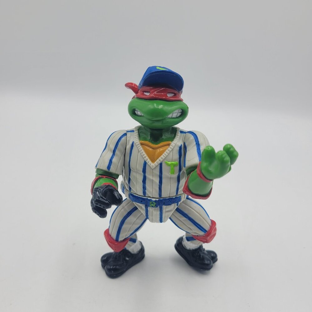 Teenage Mutant Ninja Turtles TMNT 1991 Baseball Grand Slammin' Raph Figure